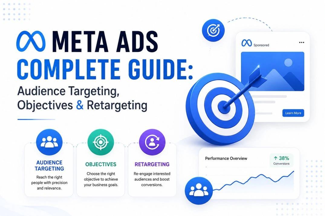Meta Ads Complete Guide: Audience Targeting, Objectives & Retargeting